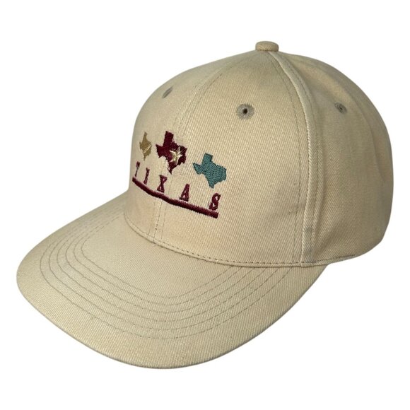 Texas Embroidered Tan Baseball Hat Cap Strapback Vintage State Exp Headwear - Picture 8 of 13